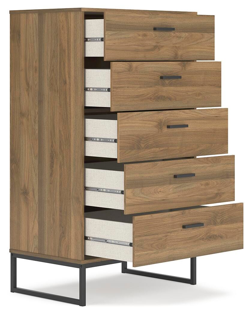 Deanlow Chest of Drawers - EB1866-245 - product view or room setting; only chest included (supplier image 5)