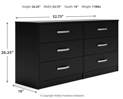 Finch Dresser - EB3392-131 - approximate manufacturer dimensions (supplier image 10)