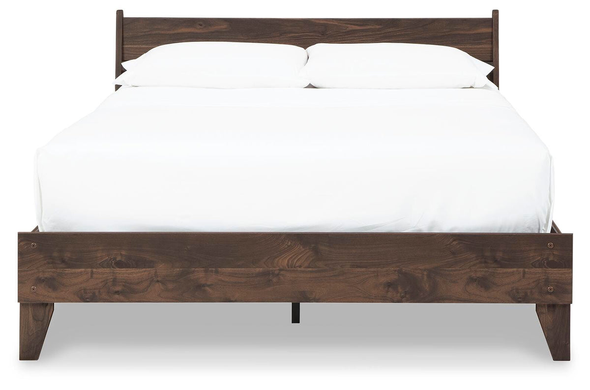 Calverson Queen Panel Platform Bed with Dresser and Nightstand - EB3660B3 - product view or room setting; complete kit and included component views (supplier image 10)