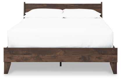 Calverson Queen Panel Platform Bed with Dresser and Nightstand - EB3660B3 - product view or room setting; complete kit and included component views (supplier image 10)