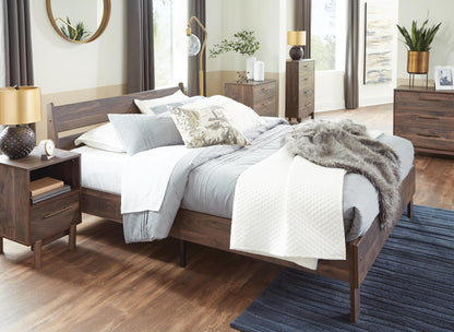 Calverson Queen Panel Platform Bed with Dresser and Nightstand - EB3660B3 - product view or room setting; complete kit and included component views (supplier image 50)