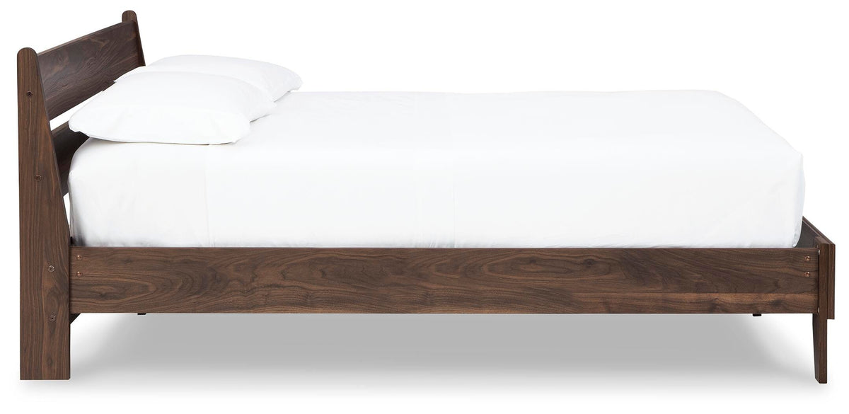 Calverson Queen Panel Platform Bed with Dresser and Nightstand - EB3660B3 - product view or room setting; complete kit and included component views (supplier image 12)