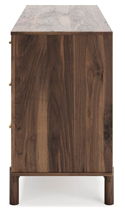 Calverson Queen Panel Platform Bed with Dresser and Nightstand - EB3660B3 - product view or room setting; complete kit and included component views (supplier image 6)