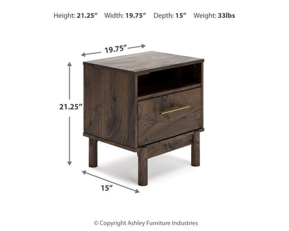 Calverson Queen Panel Platform Bed with Dresser and Nightstand - EB3660B3 - approximate manufacturer dimensions (supplier image 47)