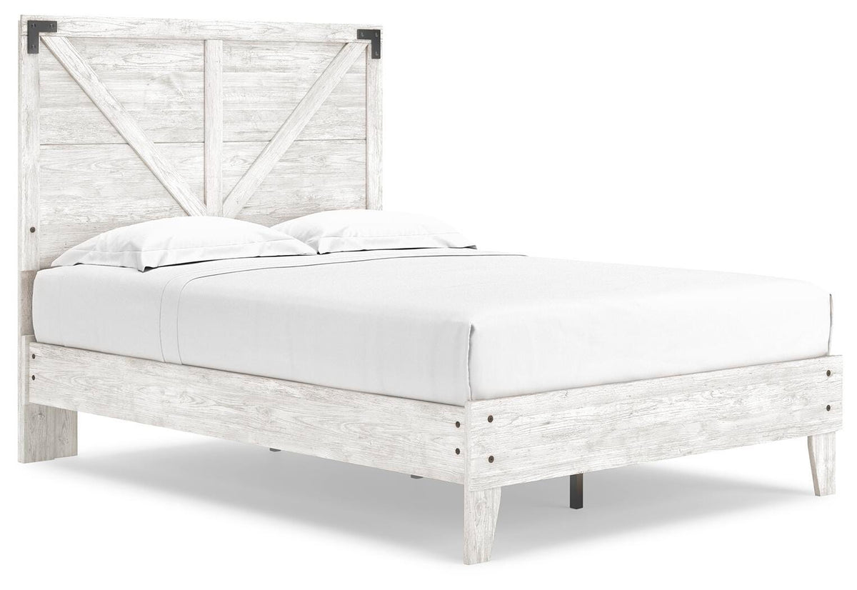 Shawburn Full Panel Bed with Chest - EB4121B4 - product view or room setting; complete kit and included component views (supplier image 3)