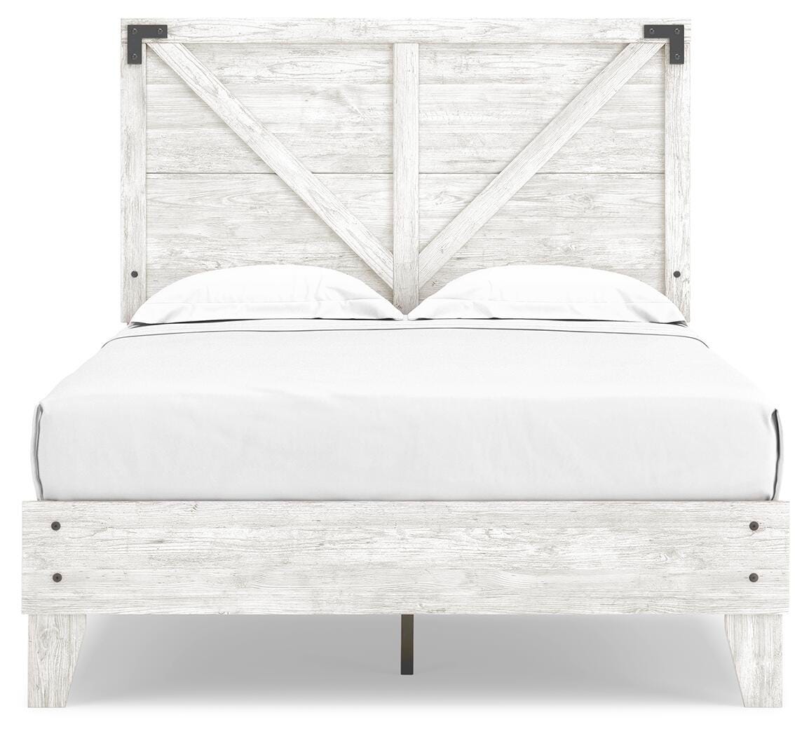 Shawburn Full Panel Bed with Chest - EB4121B4 - product view or room setting; complete kit and included component views (supplier image 2)
