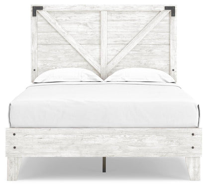 Shawburn Full Panel Bed with Chest - EB4121B4 - product view or room setting; complete kit and included component views (supplier image 2)