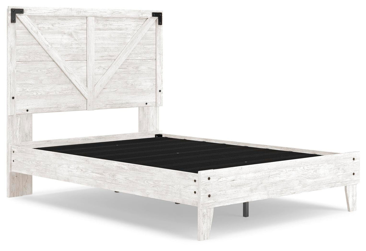 Shawburn Full Panel Bed with Chest - EB4121B4 - product view or room setting; complete kit and included component views (supplier image 7)