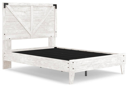 Shawburn Full Panel Bed with Chest - EB4121B4 - product view or room setting; complete kit and included component views (supplier image 7)