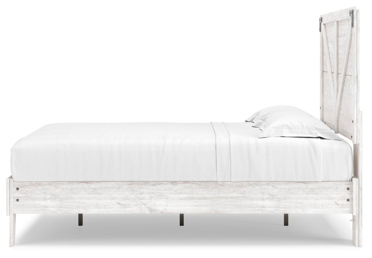 Shawburn Full Panel Bed with Chest - EB4121B4 - product view or room setting; complete kit and included component views (supplier image 5)