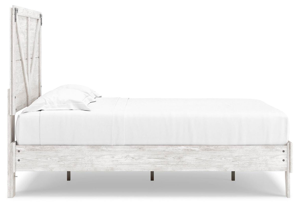 Shawburn Full Panel Bed with Chest - EB4121B4 - product view or room setting; complete kit and included component views (supplier image 4)