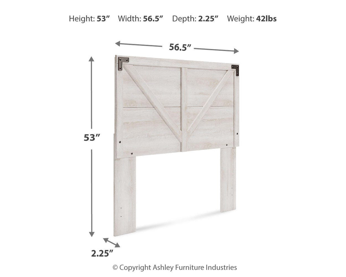 Shawburn Full Panel Bed with Chest - EB4121B4 - approximate manufacturer dimensions (supplier image 36)