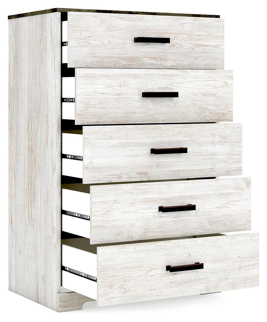 Shawburn Chest of Drawers - EB4121-245 - product view or room setting; only chest included (supplier image 3)