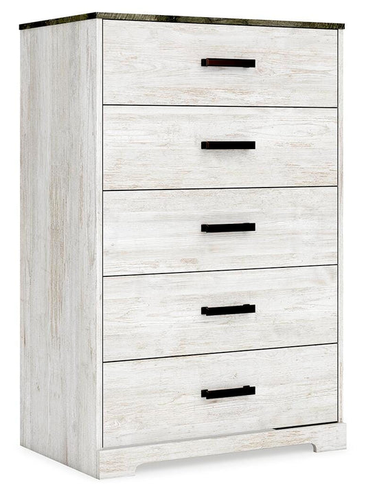 Shawburn Chest of Drawers - EB4121-245 - product view or room setting; only chest included (supplier image 1)
