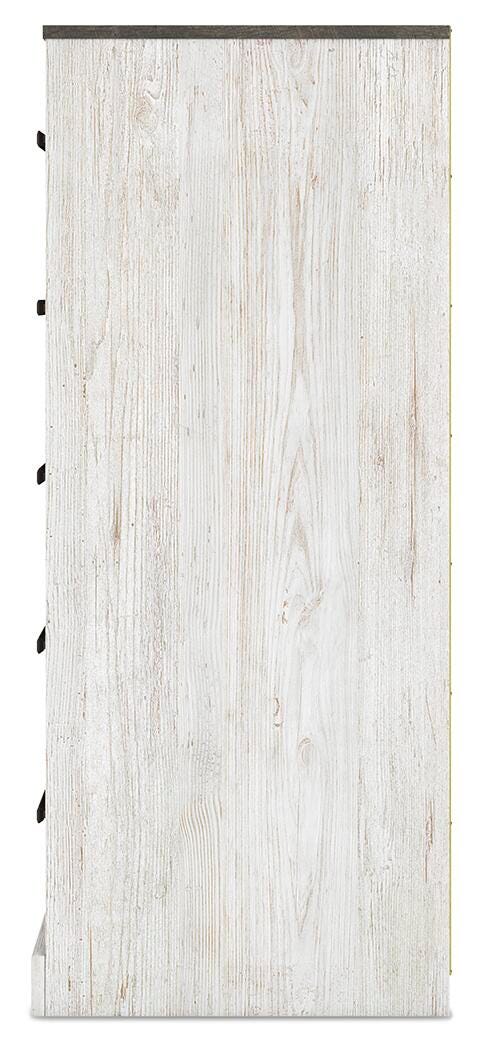 Shawburn Full Panel Bed with Chest - EB4121B4 - product view or room setting; complete kit and included component views (supplier image 39)