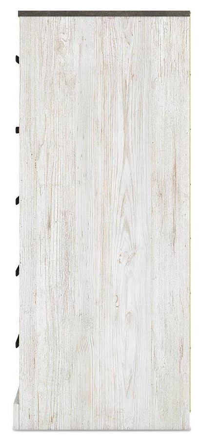 Shawburn Full Panel Bed with Chest - EB4121B4 - product view or room setting; complete kit and included component views (supplier image 39)