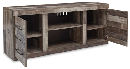 Derekson 60" TV Stand - EW0200-268 - product view or room setting; only tv stand included (supplier image 4)