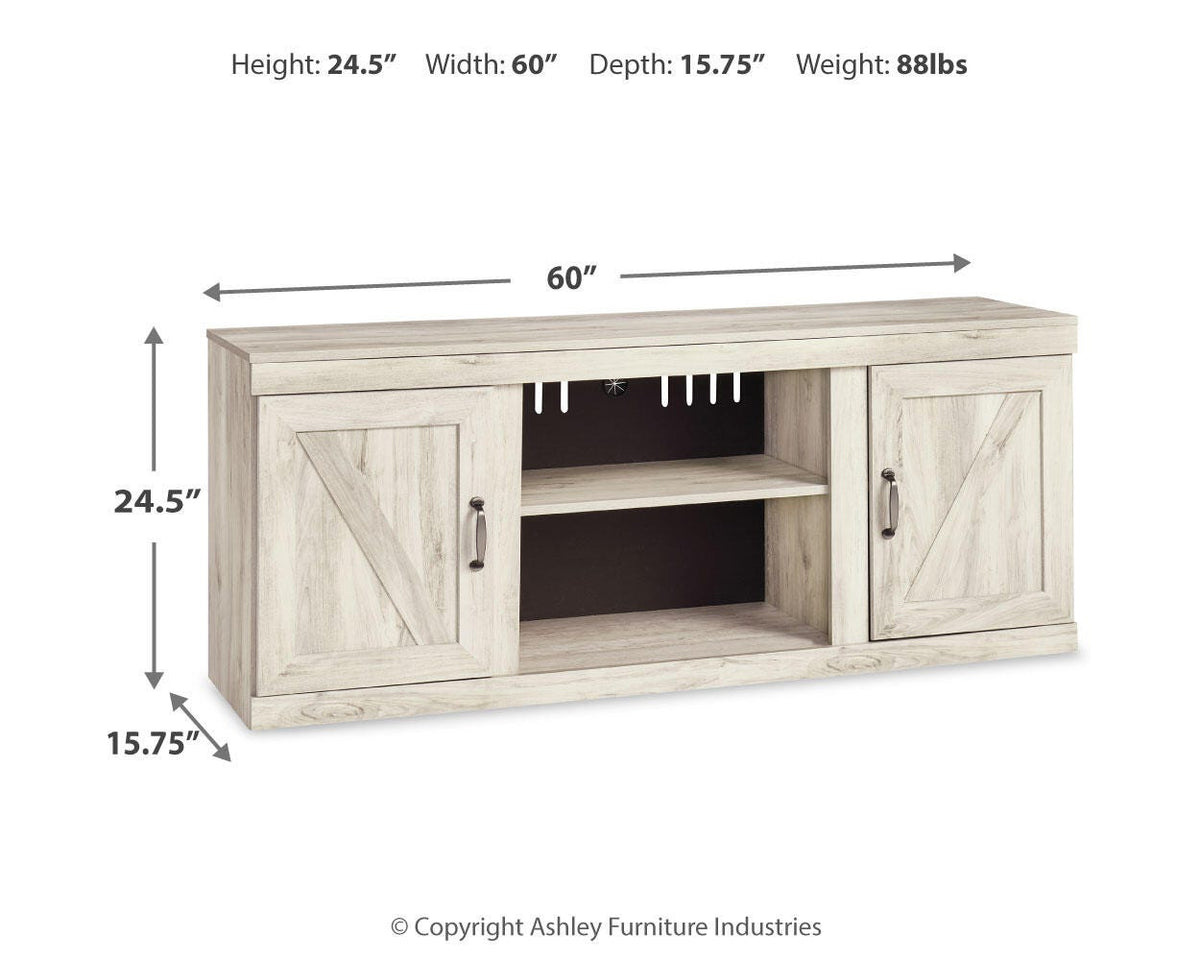 Bellaby 60" TV Stand - EW0331-268 - approximate manufacturer dimensions (supplier image 8)
