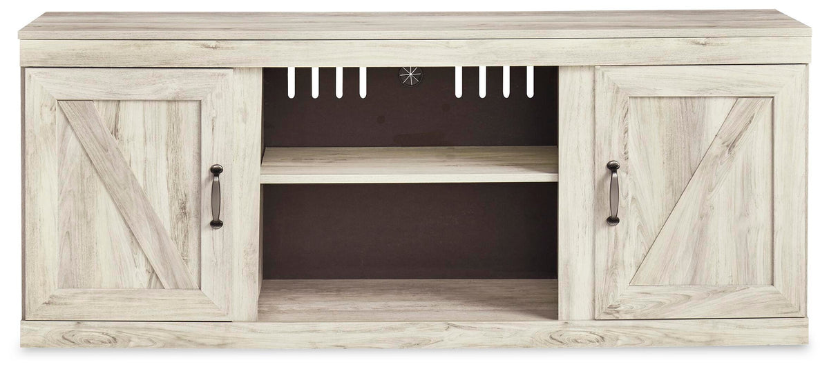 Bellaby 60" TV Stand - EW0331-268 - product view or room setting; only tv stand included (supplier image 4)