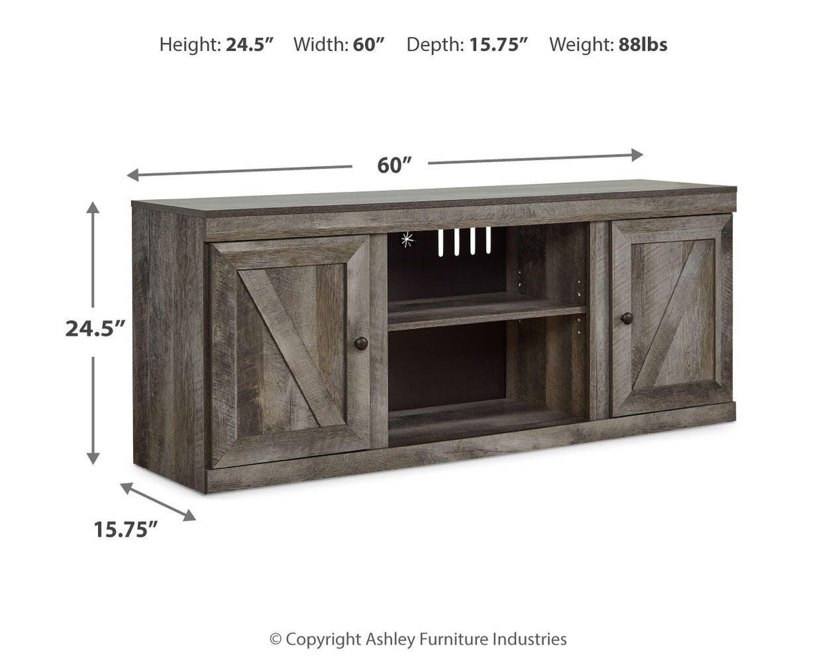 Wynnlow 60" TV Stand - EW0440-268 - approximate manufacturer dimensions (supplier image 9)