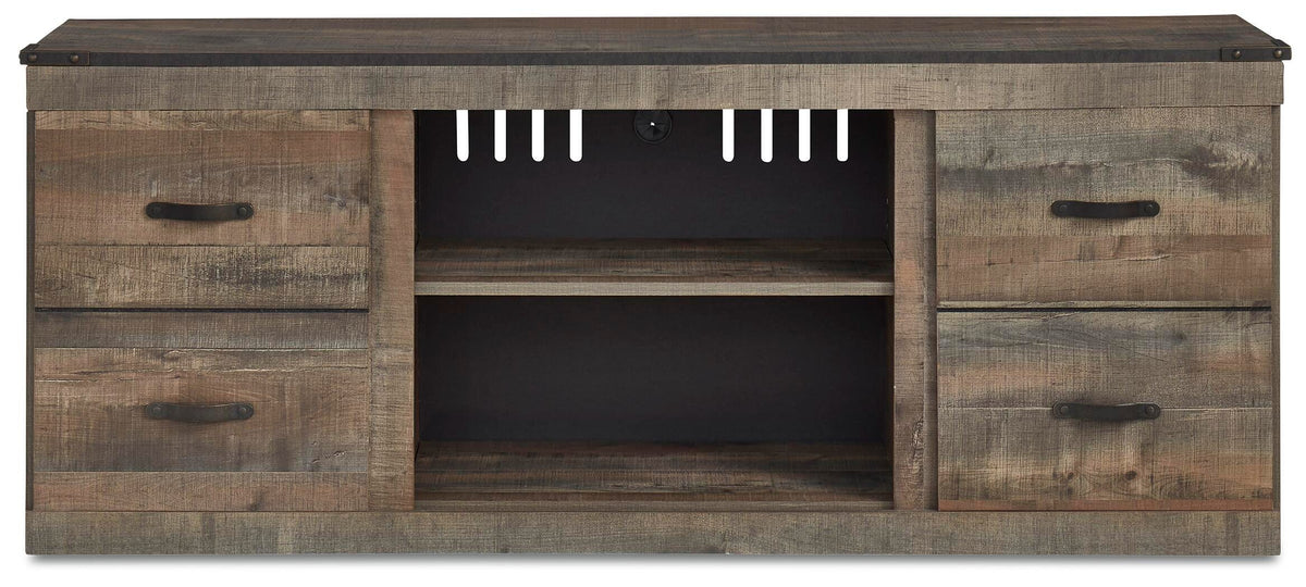 Trinell 60" TV Stand - EW0446-268 - product view or room setting; only tv stand included (supplier image 3)