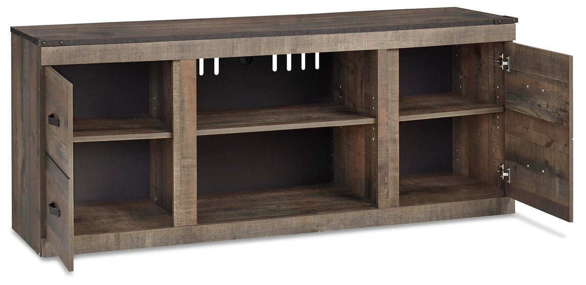 Trinell 60" TV Stand - EW0446-268 - product view or room setting; only tv stand included (supplier image 4)