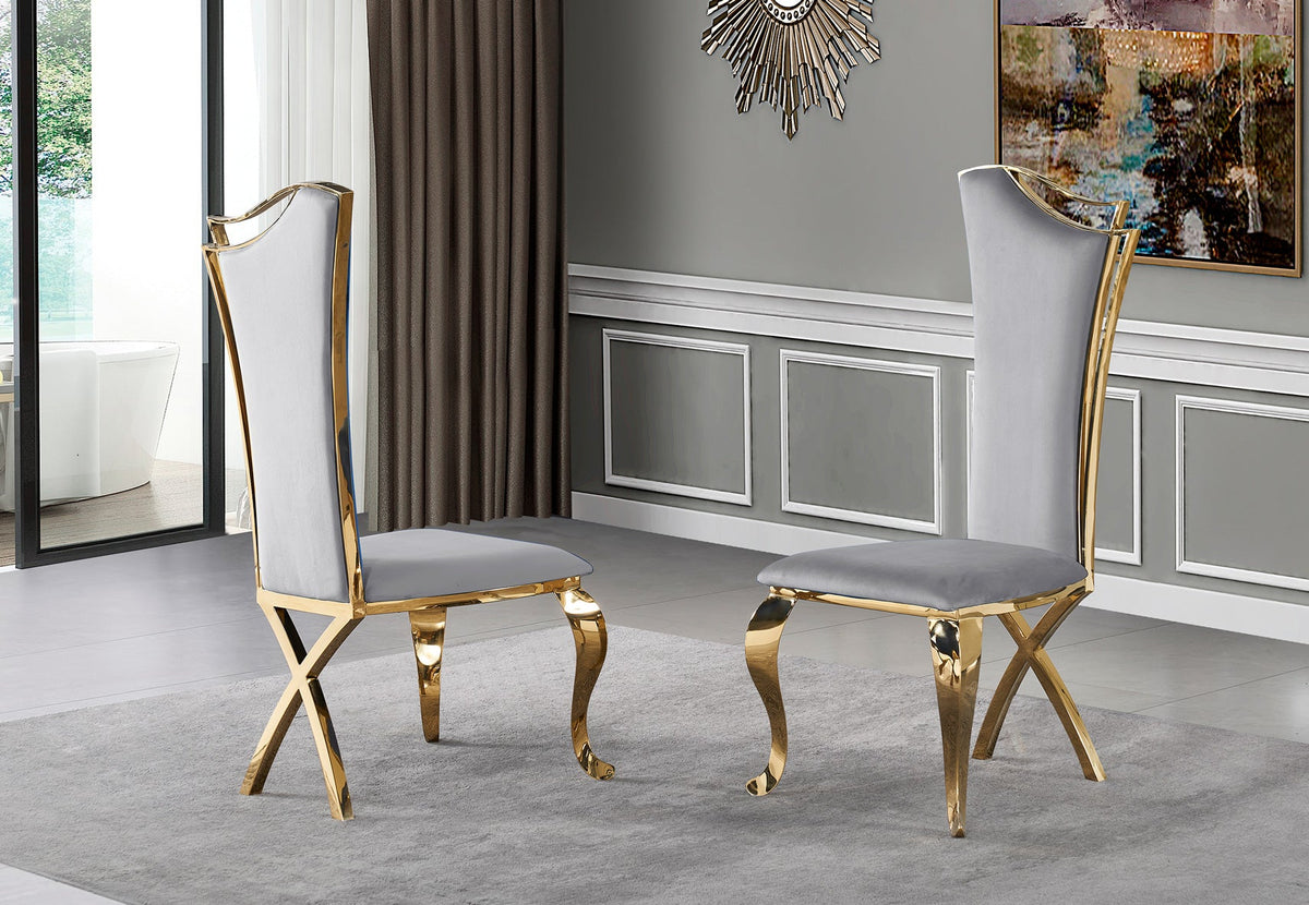 Marta Dining Set — table or matching chair detail