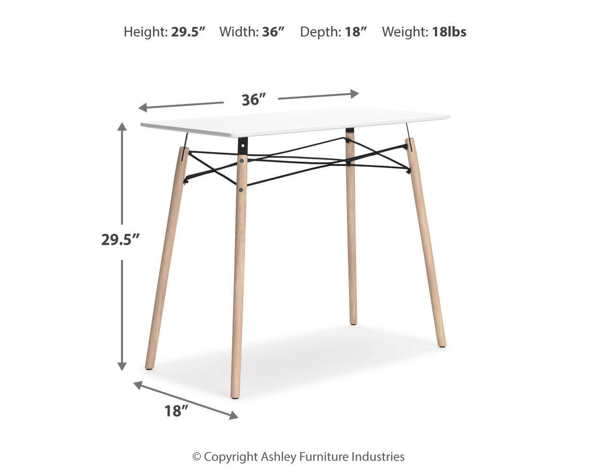 Jaspeni Home Office Desk - H020-110 - approximate manufacturer dimensions (supplier image 9)