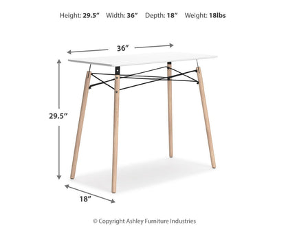 Jaspeni Home Office Desk - H020-110 - approximate manufacturer dimensions (supplier image 9)