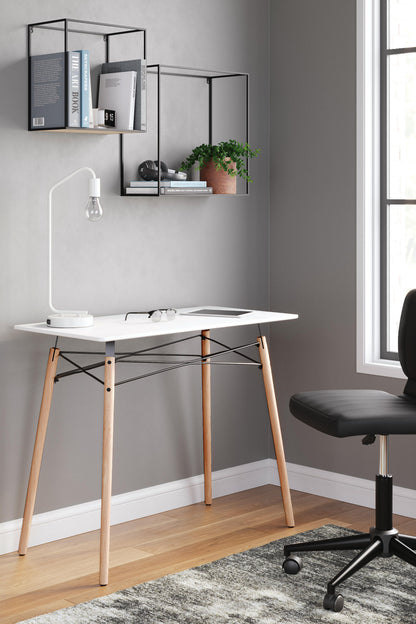 Jaspeni Home Office Desk - H020-110 - product view or room setting; only desk included (supplier image 2)