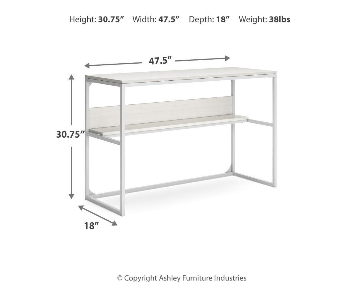 Deznee Home Office Desk - H162-14 - approximate manufacturer dimensions (supplier image 8)