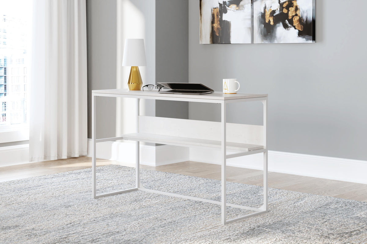 Deznee Home Office Desk - H162-14 - product view or room setting; only desk included (supplier image 2)
