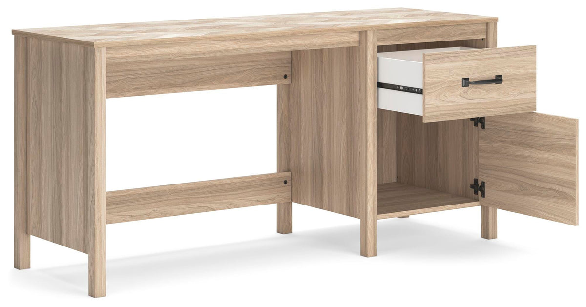 Battelle 60" Home Office Desk - H3929-134 - product view or room setting; only desk included (supplier image 4)