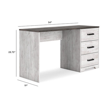 Shawburn 54" Home Office Desk - H4121-34 - approximate manufacturer dimensions (supplier image 13)