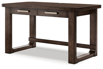 Breckington 56" Home Office Desk - H556-44 - product view or room setting; only desk included (supplier image 5)