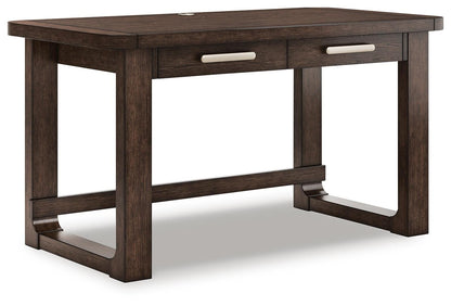 Breckington 56" Home Office Desk - H556-44 - product view or room setting; only desk included (supplier image 1)