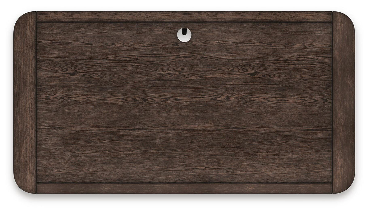 Breckington 56" Home Office Desk - H556-44 - product view or room setting; only desk included (supplier image 9)