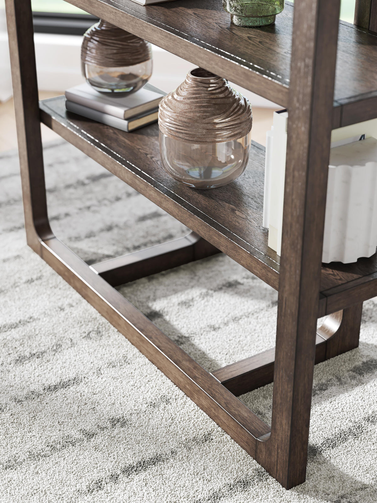 Breckington 76" Bookcase - H556-70 - finish or detail (supplier image 9)
