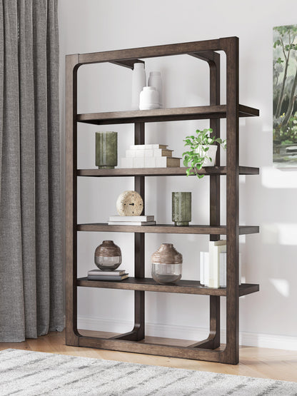 Breckington 76" Bookcase - H556-70 - product view or room setting; only bookcase included (supplier image 2)