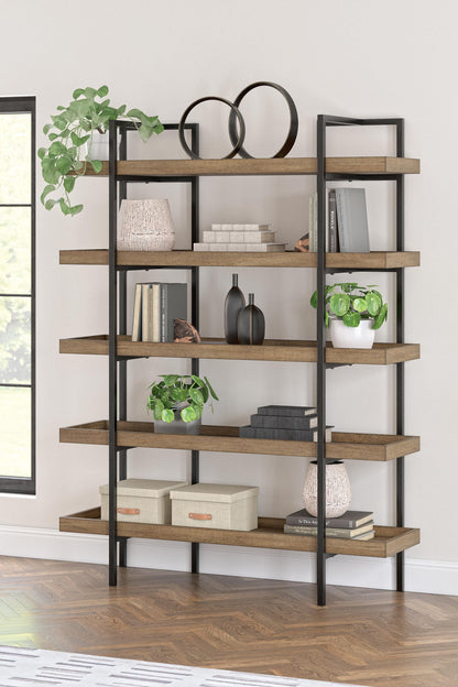 Montia 76" Bookcase - H632-70 - product view or room setting; only bookcase included (supplier image 2)