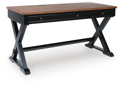Wildenauer 60" Home Office Desk - H664-34 - product view or room setting; only desk included (supplier image 1)