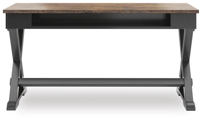 Wildenauer 60" Home Office Desk - H664-34 - product view or room setting; only desk included (supplier image 5)