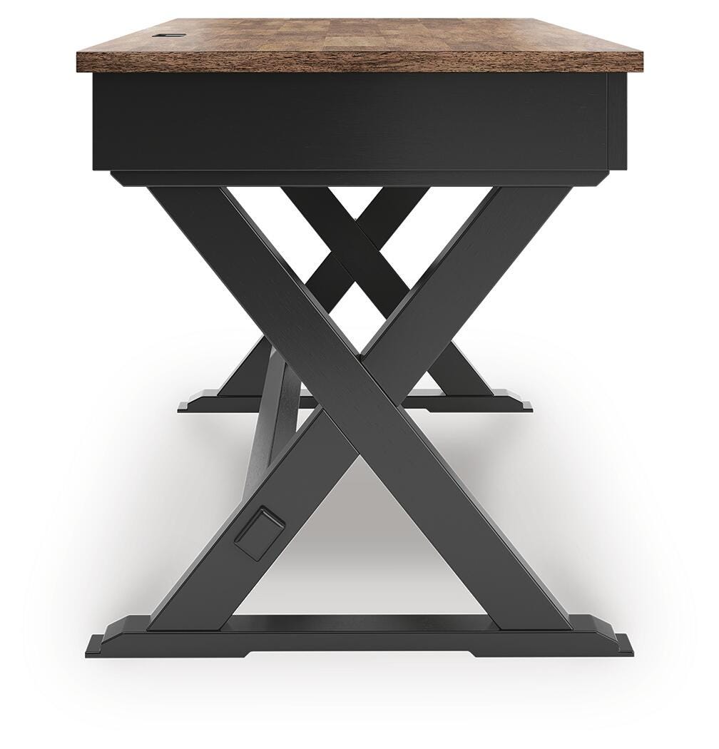 Wildenauer 60" Home Office Desk - H664-34 - product view or room setting; only desk included (supplier image 4)