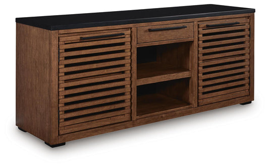 Kallari Credenza - H737-60 - product view or room setting; only bookcase included (supplier image 1)