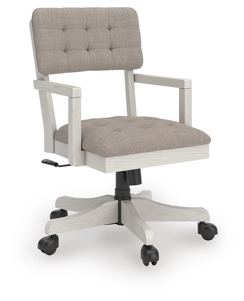 Robbinsdale Home Office Desk Chair - H742-01A - product view or room setting; only chair included (supplier image 1)