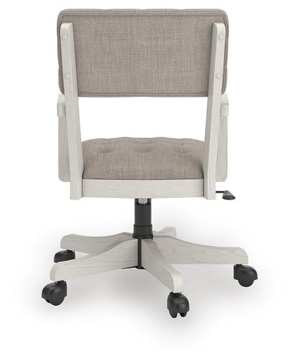 Robbinsdale Home Office Desk Chair - H742-01A - product view or room setting; only chair included (supplier image 5)