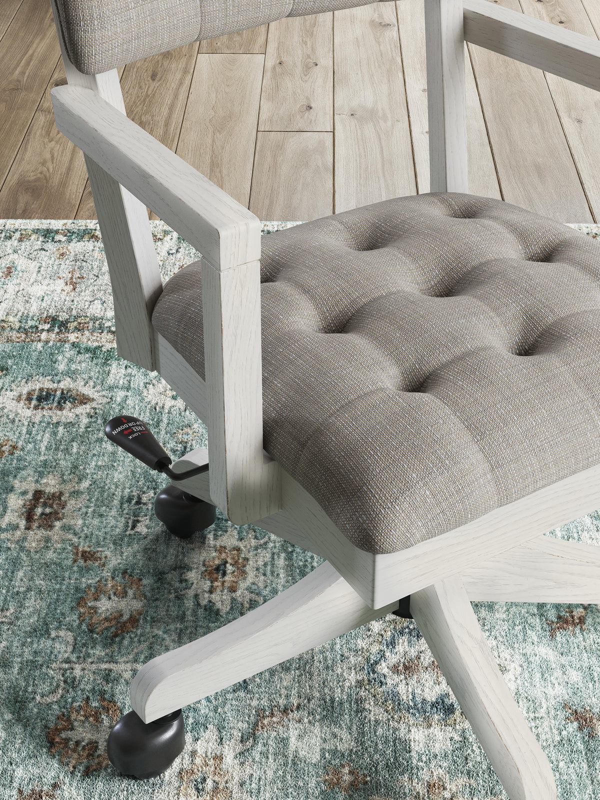 Robbinsdale Home Office Desk Chair - H742-01A - finish or detail (supplier image 8)