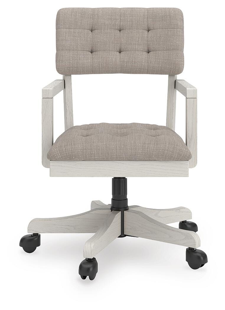 Robbinsdale Home Office Desk Chair - H742-01A - product view or room setting; only chair included (supplier image 4)