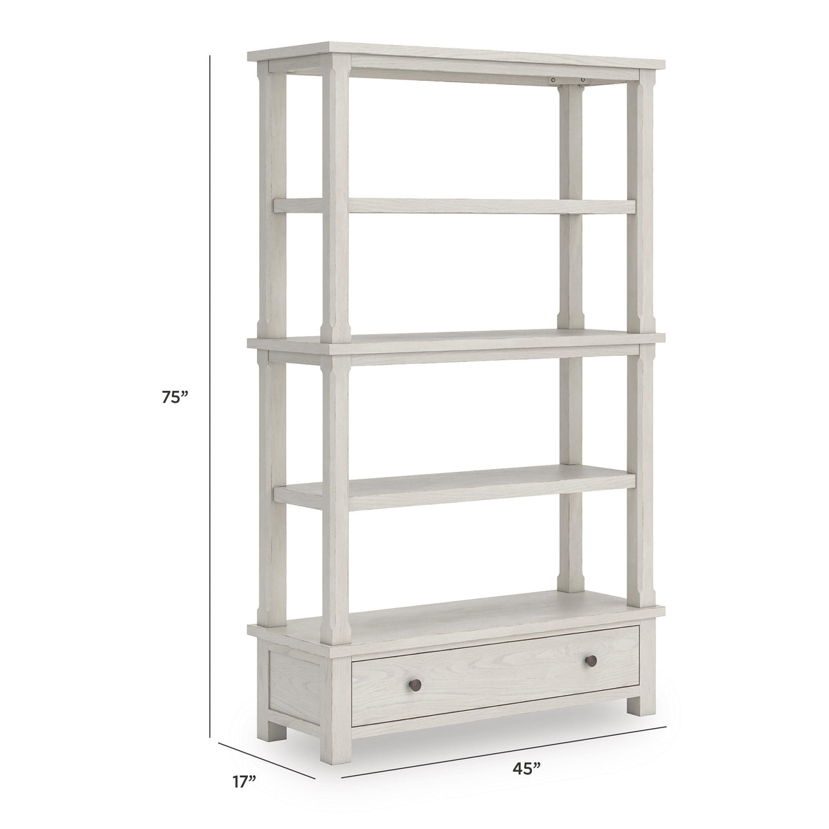 Robbinsdale 75" Bookcase - H742-70 - approximate manufacturer dimensions (supplier image 10)