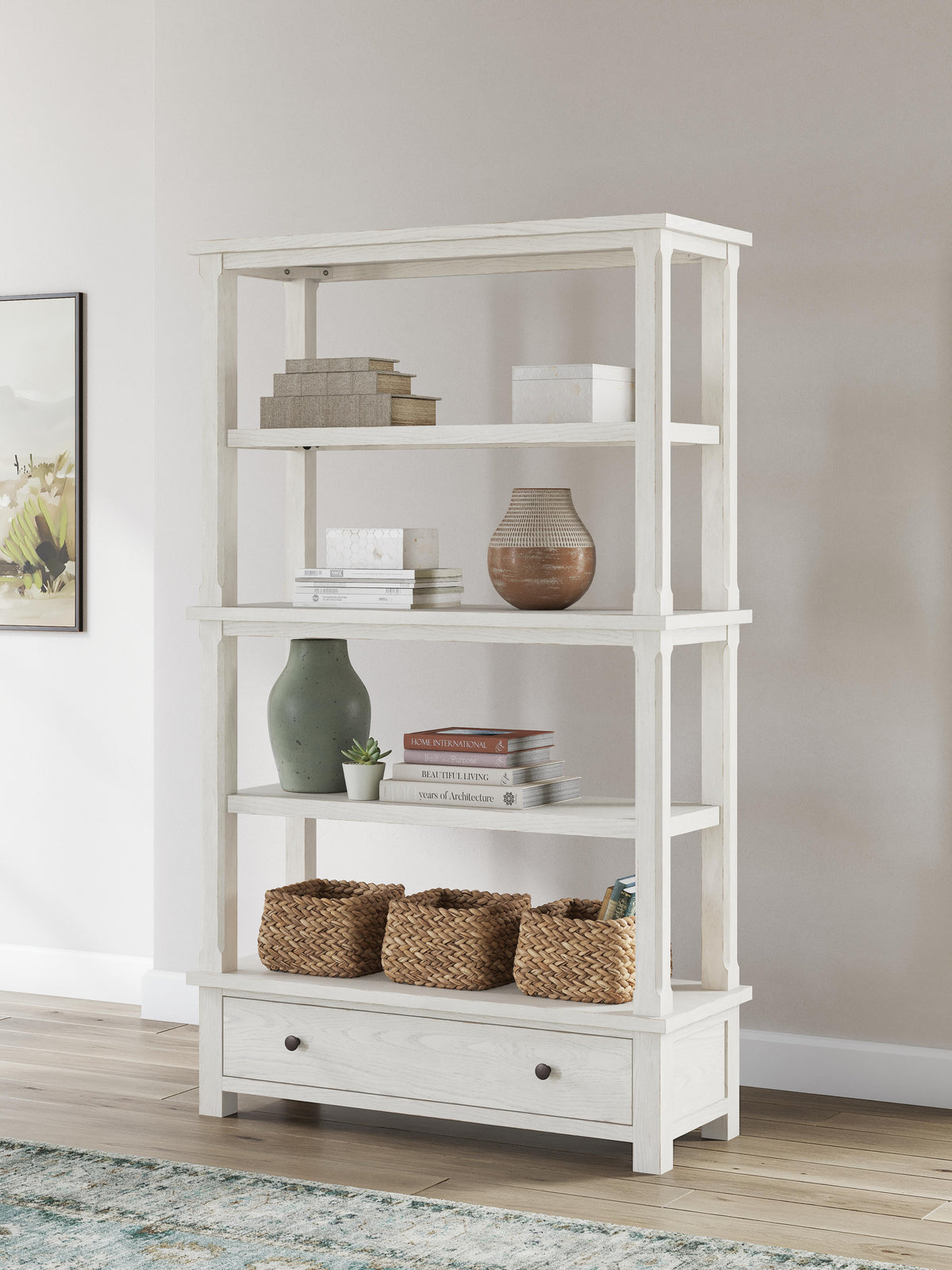 Robbinsdale 75" Bookcase - H742-70 - product view or room setting; only bookcase included (supplier image 2)
